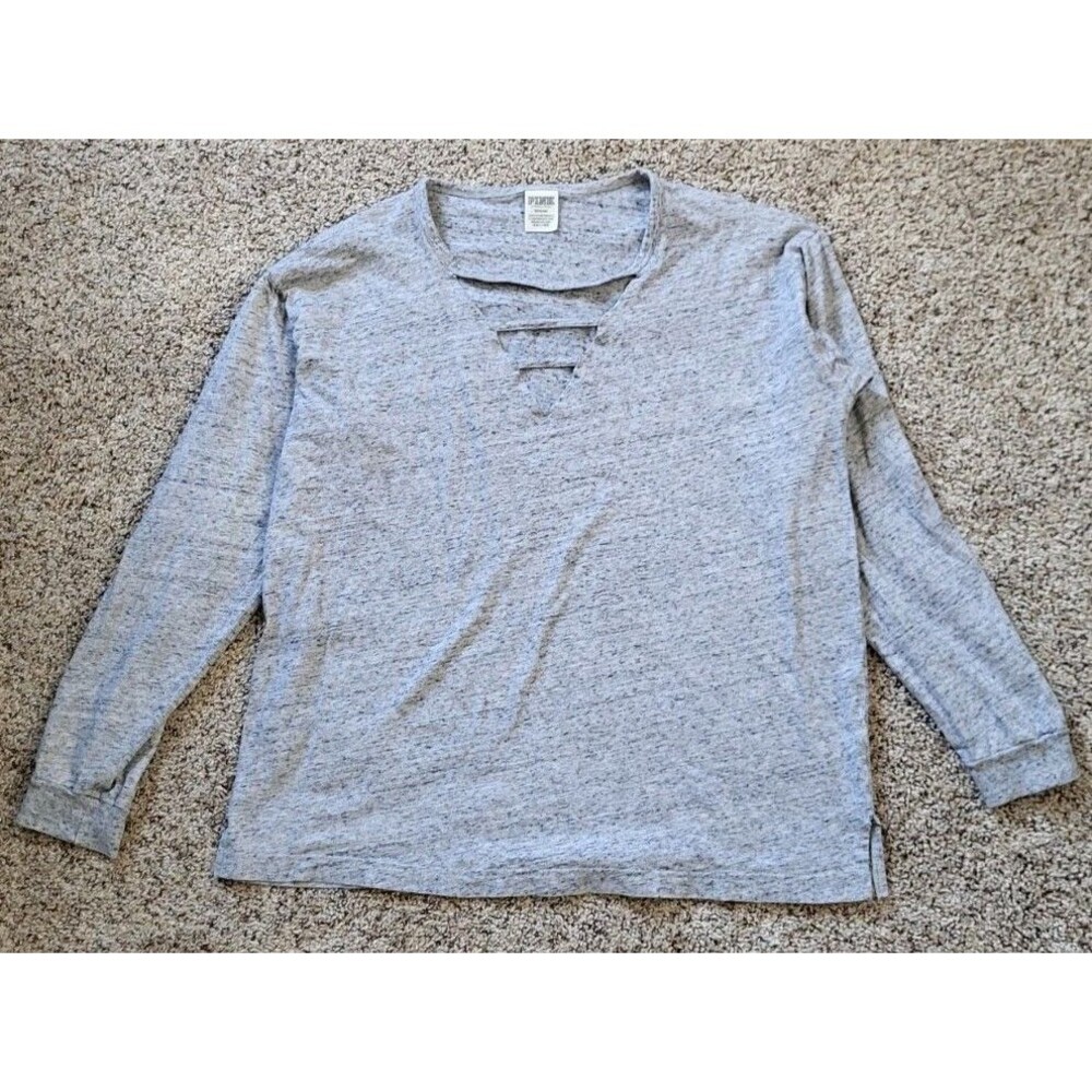 Victoria's Secret Pink CAMPUS LONG SLEEVE CAMPUS SHIRT Size M